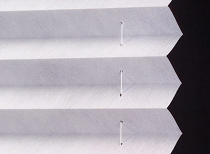 pleated shades fabric profile