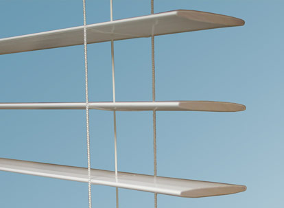 Composite blinds beveled slats