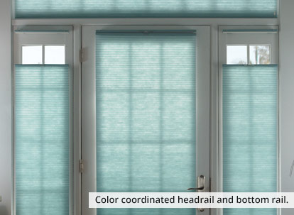 color coordinated headrail