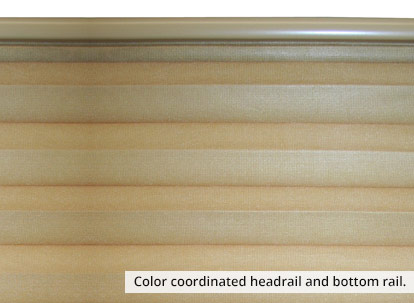 color coordinated headrail